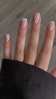 Short Gel Extension Nails Ideas, Minimalist Nails Squoval, Subtle Nails, Smink Inspiration