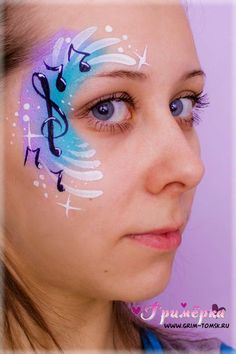 Face Painting Ideas For Adults, Zombie Makeup Tutorials, Adult Face Painting, Music Makeup, Eye Designs, Art Optical