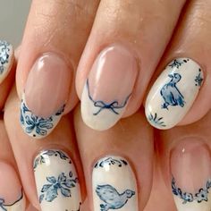 meg march aesthetic Funky White Nails, Diy Nail Stickers With Gel Polish, Artsy Nails Designs, Silly Nails, Mary Nails, Fairy Nail Art, Egg Nails, Nailart Designs, Fresh Nails