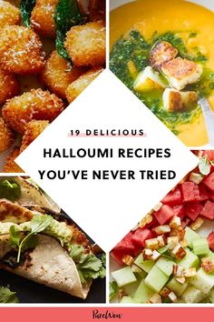 four different pictures with the words, 10 delicious halloween recipes you've never tried