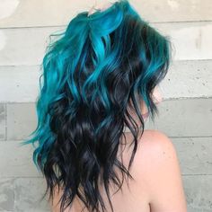 Teal Hair Color, Teal Hair, Hair Dyes, Color For Brunettes, Hair Color For Brunettes