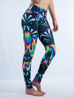 Trippy Clothes, Rave Outfits Edm, Bright Colored Outfits, Gothic Leggings, Festival Rave Outfit, 24th Birthday, Hippie Costume, Trip Outfits, Closet Inspiration