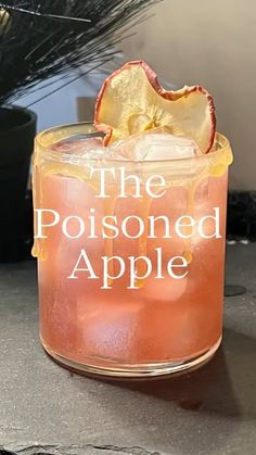 MuddleNmix on Instagram: "The Poisoned Apple - this tart and sweet treat of a cocktail has a really fun balance that is really pulled together with the salted caramel rim! These cocktails are so much fun for the season and your friends will absolutely love them! 

The Ingredients:
- 1.5 oz vodka
- 1 oz Apple liqueur
- 1/2 oz orange liqueur
- 1/2 oz cranberry juice (unsweetened)
- 1/2 oz simple syrup (you can sub out if you use sweetened cranberry juice)
- 1/2 oz fresh squeezed lime juice
- 1 tbsp caramel sauce for rim
- 1 punch salt for rim
- Dehydrated apple for garnish

The Cocktail:
1. Coat rocks glass rim with caramel sauce and salt
2. To your cocktail shaker, add vodka, apple liqueur, orange liqueur, cranberry juice, simple syrup, lime juice and ice
3. Shake well to incorporate the fl Liqueur