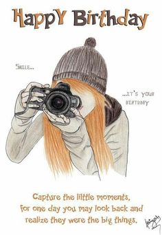 Funny Photographer, Photographer Humor, Funny Png, Happy Birthday Images, Birthday Images, Funny Pins, Birthday Wishes