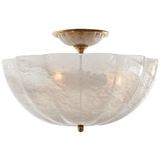 Visual Comfort Rosehill 3 - Light Semi Flush Mount by AERIN & Reviews | Perigold Flush Light, Circa Lighting, Semi Flush Ceiling Lights, Kelly Wearstler, Pierre Frey, Flush Ceiling Lights, Designers Guild