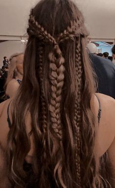 Medieval Hairstyles, Hippie Hair, Peinados Fáciles Para Cabello Corto, Hairdo For Long Hair, Hoco Hair, Easy Hairstyles For Long Hair, Hairstyles For School