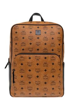 100% Canvas Made in South Korea Designer Model Number: MMKDSTA01CO0 Designer Colour: COGNAC Mcm Backpack, Trendy Purses, Monogram Backpack, Backpack Free, Mcm Bags, Monogram Prints, Black Backpack, Curator Style, Bags Backpacks