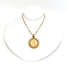 Gold Coin Necklace, Coin Pendant Necklace, Coin Necklace, Coin Pendant, Gold Coins, 22k Gold, Gold Pendant