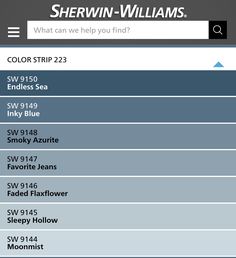 the color guide for shewn - williams