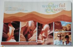 an advertisement for the wonders of nature is shown in this advertiser's handout