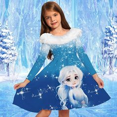 Season:Fall,Spring; Fabric:Polyester; Sleeve Length:Long Sleeve; Dress Length:Knee-length; Look After Me:Hand wash; Gender:Girls'; Style:Sweet,Beautiful; Elasticity:Micro-elastic; Occasion:Vacation,Holiday,Daily; Kids Apparel:Christmas Dress,Dress,Ruffle Dress; Age Group:Kids; Fit Type:Regular Fit; Dresses Type:A Line Dress,Party Dress; Pattern:Snowflake,Cartoon,Graphic; Design:Fur Trim; Age:4-12 Years; Listing Date:08/21/2024; Bust:; Length:; Neck:; Sleeve:; Waist: Winter Princess Dress Kids, Ruffle Dress Long Sleeve, Cartoon Snowflake, Snowflake Dress Kids, Ruffle Dress Long, Kids Christmas Dress, Graphic Cartoon, Snowflake Dress, Kids Christmas Outfits