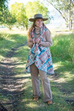 Adorable aztec print shawl vest One Size Bohemian Fall Vest Outerwear, Bohemian Vest Outerwear For Fall, Bohemian Sleeveless Outerwear For Winter, Multicolor Bohemian Sweater Vest For Fall, Aztec Print, Shawl, Boutique