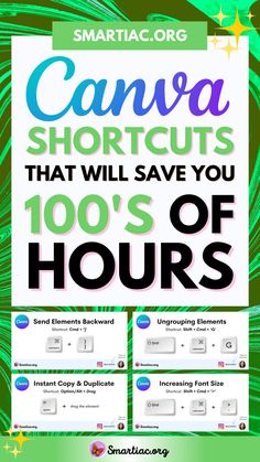 If Your Are An Active Designer That Hates Wasting Hour On Designing, These Canva Hacks Are For You! These Canva Shortcuts And Canva Tips Will Blow Your Mind Once You Know Them. Save Yourself Hunfreds Of Hours Of Canva By Knowing The Backdoors To Commands That Will Make Designing Fun And Easy. Check These Out Now! #CanvaPro #DesignTips #DesignHacks Canva Homework Ideas, Canva Shortcut Keys, Canva Ideas For Beginners, How To Canva, Canva Design Tips, How To Use Canva Tutorials, Canva Business Ideas, Canva For Beginners, Canva Tutorials Ideas