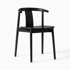 Wingate Dining Chair | West Elm Black Dining, Black Dining Chairs, Bathroom Solutions, Black And Blonde, Furniture Trends, Wood Dining Chairs, Outdoor Dining Furniture, Chair Bench, Kitchen Mirror