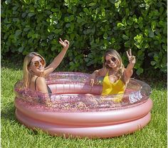 PoolCandy Inflatable Sunning Pool - QVC.com