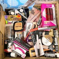 New Large Cosmetics & Beauty Bundle Comes With 15 Pieces Most Items Are Standard / Full Size Includes A Great Variety Items You Can Receive Are: Eyeshadows, Lipstick, Gloss, Mascara, Designer Perfumes, Bath Bombs, Hair Products, Bath & Body Products & More! Bundle Is Put Together By Me No Duplicates You May Receive Items Shown In Photos Along With Other Items Not Pictured. Ships Fast - Bundle To Save! Mixed Makeup, Designer Perfumes, Ulta Beauty Makeup, Wholesale Makeup, Lipstick Gloss, Beauty Bundle, Perfume Design, Pedicure Tools, Skin Care Solutions