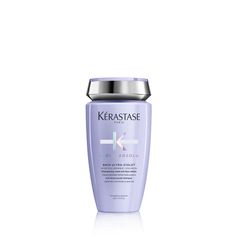 This powerful purple shampoo is rich in neutralizing agents to instantly remove brassiness and yellow undertones. Ideal for cool faux-blonde and grey hair, the regular use of this shampoo provides durable anti-brassiness protection, keeping blonde shades cool for longer. It protects hair from daily oxidation and pollution, restoring shine and softness. Enriched with a potent combination of Hyaluronic Acid and Edelweiss flower, the formula instanly boosts blonde luminosity while deeply nourishing the fiber. Instantly neutralizes brassy & yellow undertones Leaves hair 94% stronger when used with Cicaflash Removes impurities & pollution particles Repairs the surface of the hair fiber up to 46% when combined with Cicaflash   HOW TO USE:  Wet hair then thoroughly remove excess water before appl Kerastase Blond, Violet Shampoo, Blonde Shades, Mallow Flower, Edelweiss Flower, Purple Shampoo, Shades Of Blonde, Hair Fibers, Wet Hair