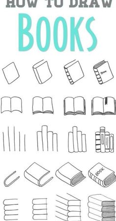 how to draw books for beginners