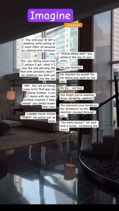 an image of a living room scene with the text imagine on it's screen