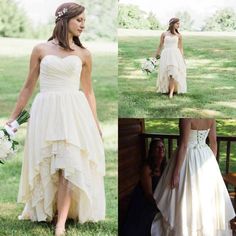 a woman in a white wedding dress holding a bouquet