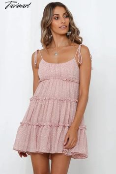 Tavimart Fashion Ladies Summer Sexy Sling Bohemian Short Dress Women Sleeveless Beach Dress Floral Elegant Casual Holiday Dresses Women Details Images Seaside Dinner, Bohemian Dresses Short, Low Waisted Pants, Short Dress Women, Harajuku Grunge, Holiday Dresses Women, Bohemian Print, Elegant Casual, Dresses Women