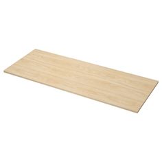 a wooden cutting board on a white background