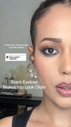 𝓓𝓪𝓻𝓵𝓲𝓷 | NYC MUA| Content Creator| | Are you team 🖤black eyeliner or 🤍white eyeliner? How about going 50/50? 🤔 If you find that black eyeliner makes your eyes look too… | Instagram Black Eyeliner, Content Creator, 50 50, Your Eyes, Eyeliner, Eye Makeup