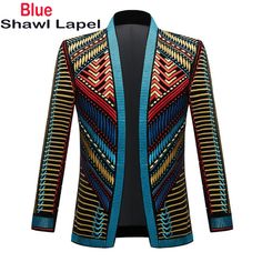 Luxury Baroque Gold Floral Embroidery Blazer Jacket Men Shawl Lapel Velvet Cardigan Blazers Men Wedding Party Prom Costume Homme - Bekro's ART Blazer Men Casual, Embroidered Tuxedo, Casual Blazer Men, African Embroidery, Embroidery Cardigan, Singer Stage, Black Blazer Men, Collar Embroidery, Gold Blazer