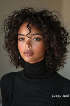 Curtain Bangs Curly Hair: Styling Tips & Ideas - Puqqu Curtain Bangs For Curly Hair, Curly Hair With Curtain Bangs, Bangs For Curly Hair, Curtain Bangs Curly Hair, Curtain Bangs Curly, Hair Styling Tips, Curly Hair Styling, Bangs Curly Hair, Hair With Curtain Bangs