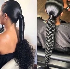 Natural Hair Ponytail, Tan Skin Blonde Hair, Weave Ponytail Hairstyles, Sleek Ponytail Hairstyles, Black Ponytail Hairstyles, Braided Ponytail Hairstyles, Hair Ponytail Styles, Sleek Ponytail, African Braids Hairstyles