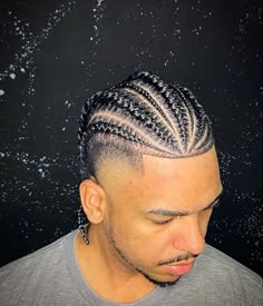 Mens Cornrows With Fade, Black Man Cornrow Hairstyles, 3 Cornrow Braids Men, Zip Zag Braids, Male Braided Hairstyles Black, Male Cornrows Hairstyles, Cornrows For Men Short Hair Fade, Men’s Cornrows Short Hair