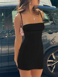 Black Bodycon Dress – Juniper Slip Mini Dress, Street Y2k, Sweet Party, Mini Dresses Online, Mini Robes, Looks Street Style, Mini Dress Black, Y2k Baggy, Current Fashion Trends