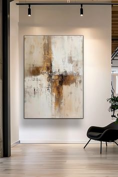 Original handmade neutral abstract painting with textured beige, brown, and gold tones on canvas, customizable sizes available Gold Painting, Neutral Decor, Abstract Canvas Art, Beige Brown, Gold Paint, Contemporary Decor, Abstract Canvas, Art Original, Brown Gold