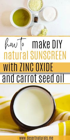 How to make your own DIY natural sunscreen with this easy natural sunscreen recipe. Create an effective, all-natural sunscreen using non nano zinc oxide for optimal SPF protection along with carrot seed oil and natural body butters and oils.  Get the benefits of a homemade zinc sunscreen that is gentle and adds moisturizing body care for your skin.  Protect your skin without all the harsh chemicals of store bought  with your own homemade  zinc oxide sunscreen that's perfect for all skin types.