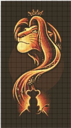 a cross stitch pattern with an orange dragon on it's face and the words, `