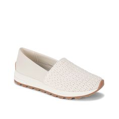 Baretraps-Gennie Slip-On Bring laidback vibes to your casual fit with the Gennie slip-on from Baretraps. Crochet details lend boho-chic touches, while Rebound Tech ensures all-day support. Everyday Spring Slip-ons With Woven Sole, Casual Comfortable Slip-ons With Woven Sole, Comfortable Slip-ons For Everyday Spring Use, White Summer Slip-ons For Everyday, White Everyday Slip-ons For Summer, White Summer Everyday Slip-ons, White Everyday Summer Slip-ons, Everyday White Summer Slip-ons, Casual Beige Synthetic Slip-ons