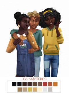 Sims 4 Bonnie Mimi Pix Hair Cc Black Hair, Sims 4 Child Cc, Sims 4 Nails, Make Some Noise, Sims 4 Update