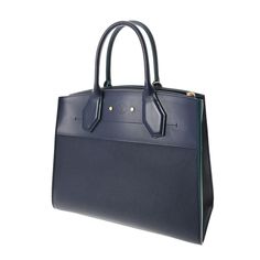 Louis Vuitton City Steamer MM Navy/Green Women's Leather BagBrand: Louis VuittonGender: Men,Women,UnisexColor: Green, NavyMaterial: LeatherComes with: Name tag, Padlock, Shoulder strapSize (HxWxD): 26cm x 31cm x 14cm / 10.23'' x 12.2'' x 5.51''Delivery 5-8 or 10-15 working days Please note that during high season and Sale period, delivery times may be affected We accept payment with a Credit card, Debit card, or PayPal.Note: Our Items are totally New High quality Brand Inspired Refurbished. Please make sure you are well aware of it before buying any of the Item. T&C's Apply in case of refunds.Please send us message on below chat to confirm availability. We will send the Refurbished Model in case you place an order with us. Enjoy Shopping.Always Send Us message to confirm availability befor Designer Coated Canvas Satchel For Office, Luxury Shoulder Bag With Branded Hardware In Epsom Leather, Elegant Coated Canvas Briefcase For Business, Business Satchel With Branded Hardware In Coated Canvas, Business Satchel With Coated Canvas And Branded Hardware, Designer Workwear Satchel, Formal Coated Canvas Satchel With Branded Hardware, Elegant Coated Canvas Briefcase For Formal Use, Designer Epsom Leather Satchel With Double Handle