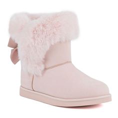 Step into cozy style with these Juicy Couture Krazey Kute Women's Winter Boots.Click this FOOTWEAR GUIDE to find the perfect fit and more! Step into cozy style with these Juicy Couture Krazey Kute Women's Winter Boots. Click this FOOTWEAR GUIDE to find the perfect fit and more! FEATURES Bow accent Soft faux fur cuffDETAILS Microsuede upper Faux fur lining TPR outsole Round toe Pull-on Foam footbed 6.25 in. shaft 14 in. circumference Spot clean Imported Size: 9. Color: Blush. Gender: female. Age Pink Christmas Wishlist, Dollette Shoes, Fits For Winter, Juicy Couture Boots, Women's Winter Boots, Bday Wishlist, Xmas Wishlist, Xmas List, Cozy Style