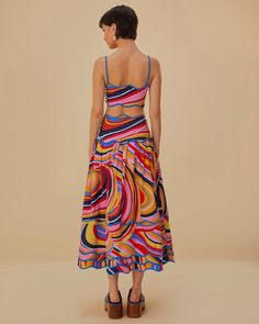 Effortlessly flow through the day in Farm Rio’s Multicolor Waves Midi Skirt. With an invisible zipper at the side seam and button detailing, this skirt is both functional and stylish. The vibrant multicolor print adds a playful touch to any outfit. The details- 100% cotton Machine wash, line dry Vacation Dresses, Spring Sale, Farm Rio, Invisible Zipper, Sale House, New Product, Midi Skirt, The Day, Zipper