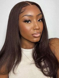 Product Details Item name 4x4/13x4 lace wigs Material 100% raw virgin human hair Density 150%/180% Hair color #2 Can be dyed? Yes Hair length 10-26 inch Cap size 22.5 inch Hairline pre-plucked with baby hair Last for one more year Straps adjustable Lace Area 4x4/13x4 transparent lace Wigs Straight Hair, 4x4 Lace Closure Wig, Straight Human Hair Wig, Small Curls, My First Wig, Lace Closure Hairstyles, Wigs Straight, U Part Wigs, Air Dry Hair