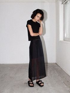 Composition : polyester 45 nylon 55Country of Origin : KOREA Modern Black Summer Skirt, Chic Black Nylon Skirt, The Originals, Clothes For Women, Black, Clothes