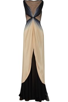 Zac Posen. Simply stunning! Ombre Gown, Lady Like, Look Formal, Atelier Versace, Silk Gown, Mac Duggal, Zac Posen, Vintage Glamour