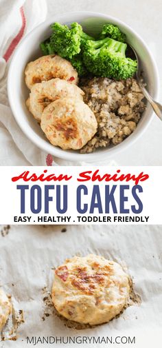 Super juicy and tender, these baked Asian shrimp cakes are baby and kid-friendly! Of course, the adults can enjoy them too. You'll love how easy these shrimp tofu cakes are to make with a handful of ingredients. Kids Friendly Meals, Shrimp Tofu, Easy Baked Shrimp, Asian Shrimp, Shrimp Cakes, Baby Led Weaning Recipes, Weaning Recipes, Baby Finger Foods, Baked Shrimp