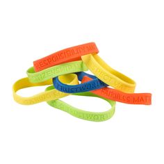 A fun reminder that character counts! These trendy and comfortable Good Character Bracelets read "Citizenship Matters," "Trustworthiness Matters" and "Respect Matters." Give these away at school for bullying awareness week or to reward good character in the classroom. They also make great party favors at VBS and Sunday School events. Rubber. (2 dozen per unit) 7 1/4" circ. Practical Party Favors, Character Bracelets, Good Character Traits, Character Counts, Glove Compartment, Teaching Supplies, Good Character, Character Traits, Rubber Bracelets