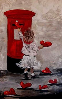 Vertrouw Op God, Maria Magdalena, I Love Heart, My Funny Valentine, Vintage Valentines, Heart Art, Be My Valentine, 그림 그리기, Mailbox