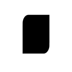 the letter u is made up of black squares