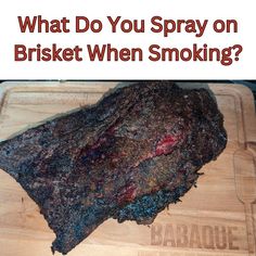 What Do You Spray on Brisket When Smoking? - Smoke Ops All Or Nothing, Spray, Meat