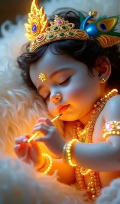 #krishna Good Morning Clips, Happy Marriage Anniversary, Blur Image Background, Krishna Krishna, Krishna Drawing, Happy Diwali Images, Happy Dhanteras, Radha Krishna Quotes, Lord Photo