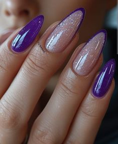 Nail Trend 2024 Spring, Nail Art Spring 2024, Latest Nail Trends 2024, Nails 2024 Spring, Bright Color Nail Ideas, Cool Purple Nails, Nails Spring 2024, Purple Nails 2024, Nails May 2024